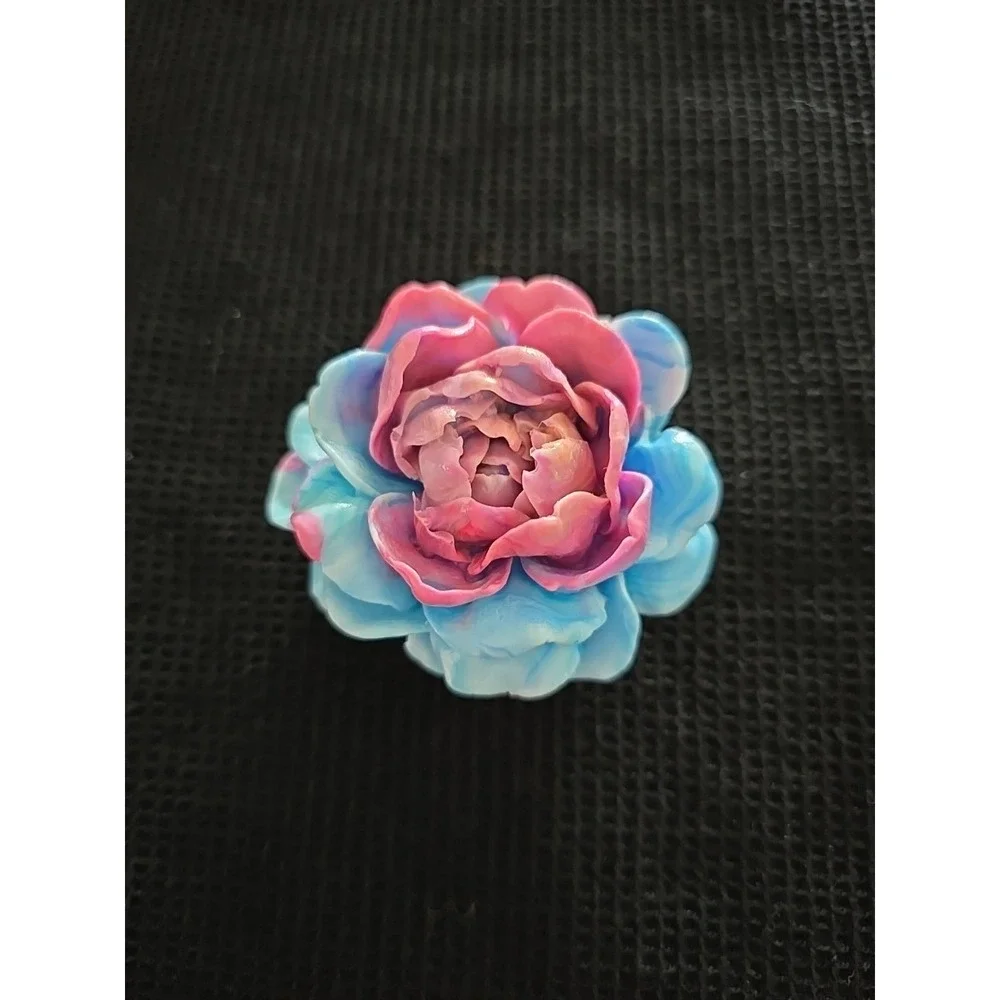 Resin Flower Blue Pink Decoration Gift Small.‎ 585